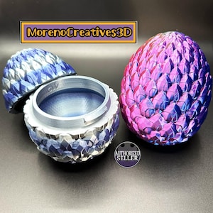 3D Printed Dragon Egg Container