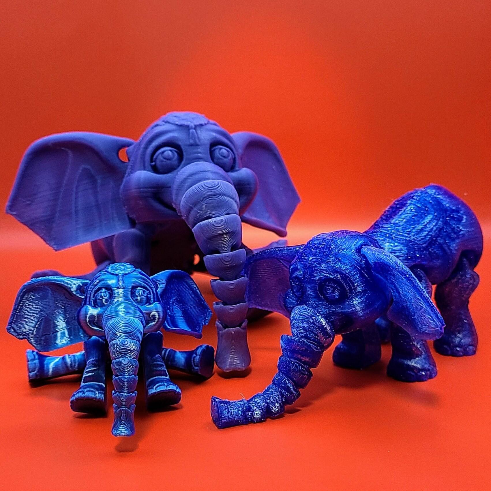 Flexi 3D Printed Balancing Elephant - Etsy