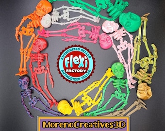 Spooky 3D Printed Flexi Skeletons
