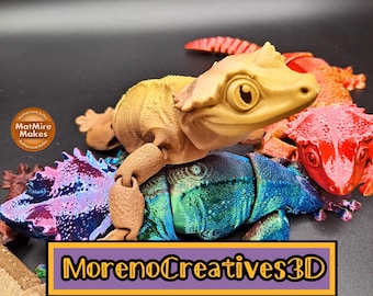 Flexi Crested Gecko 3D Print
