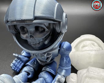 3D Printed Flexi Skeleton Astronaut