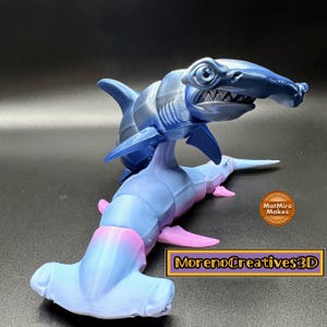 3D Gedruckter Flexi Hammerkopf Hai