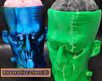 Cuenco de Frankenstein o impresión 3D de cerebro extraíble