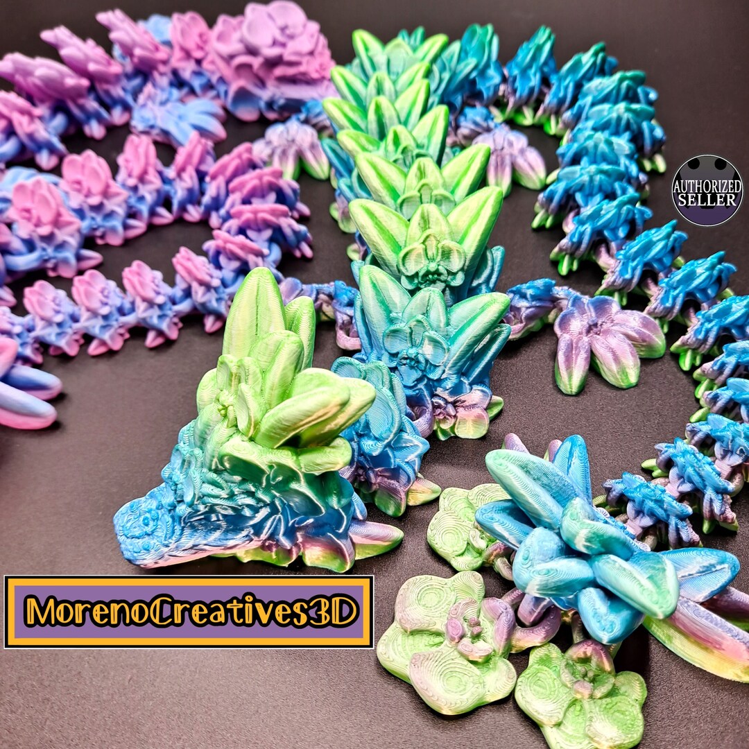 3D Printed Orchid Dragons Etsy