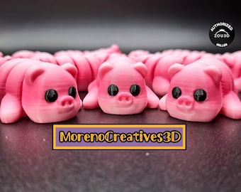 3D Printed Articulating Piggy