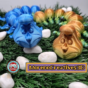 Flexi 3D Printed Caterpillars