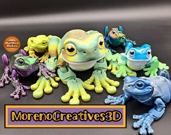 Flexi Whites Tree Frog 3D Print