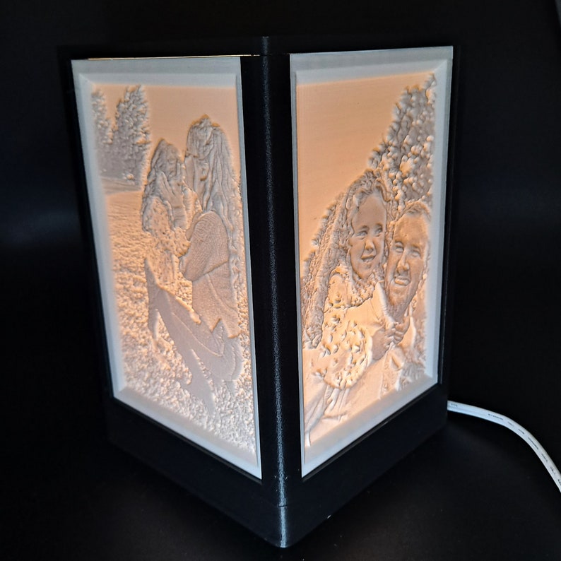 3D Printed Lithophane Lantern Light Box Etsy
