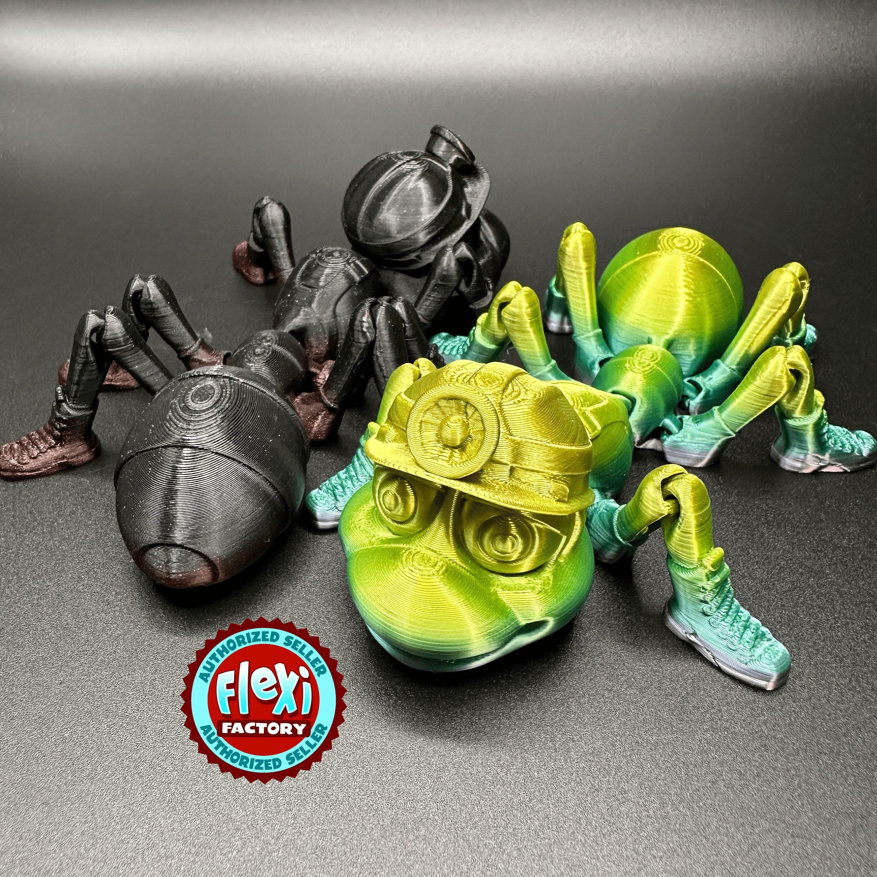 3D Printed Flexi Coal Miner Ants