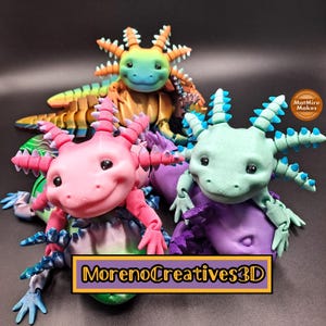 Flexi Axolotl Redux 3D Print