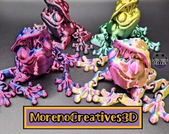 Flexi Pilz Frösche 3D Print