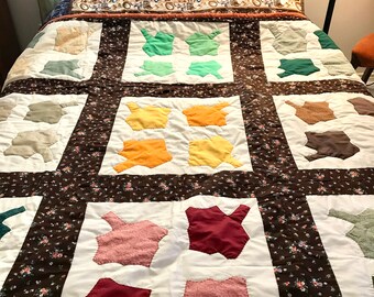 Vintage Hand stitched Quilt