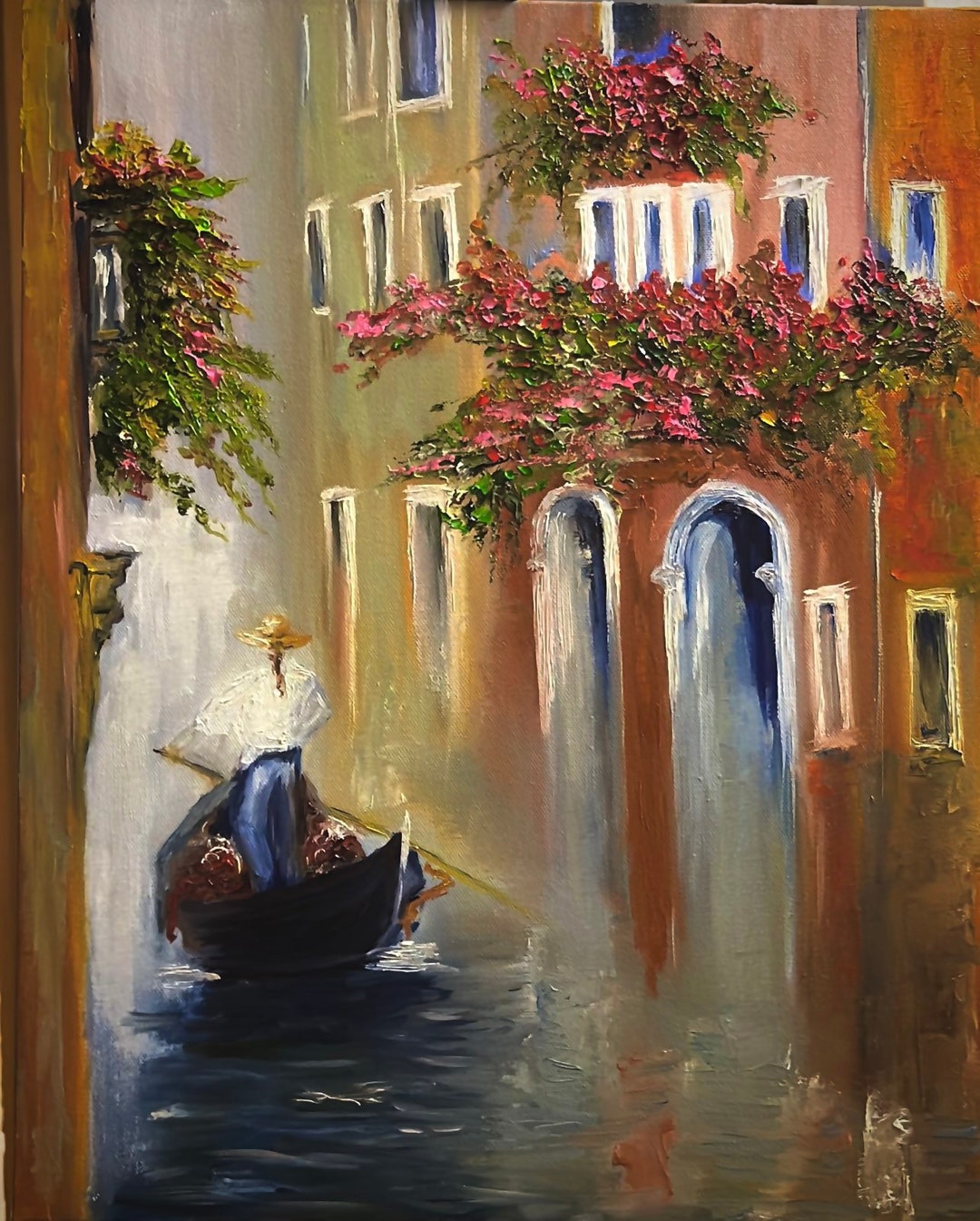 Venice Painting, Oil Painting Venice , Art Wall Painting, Venice Oil