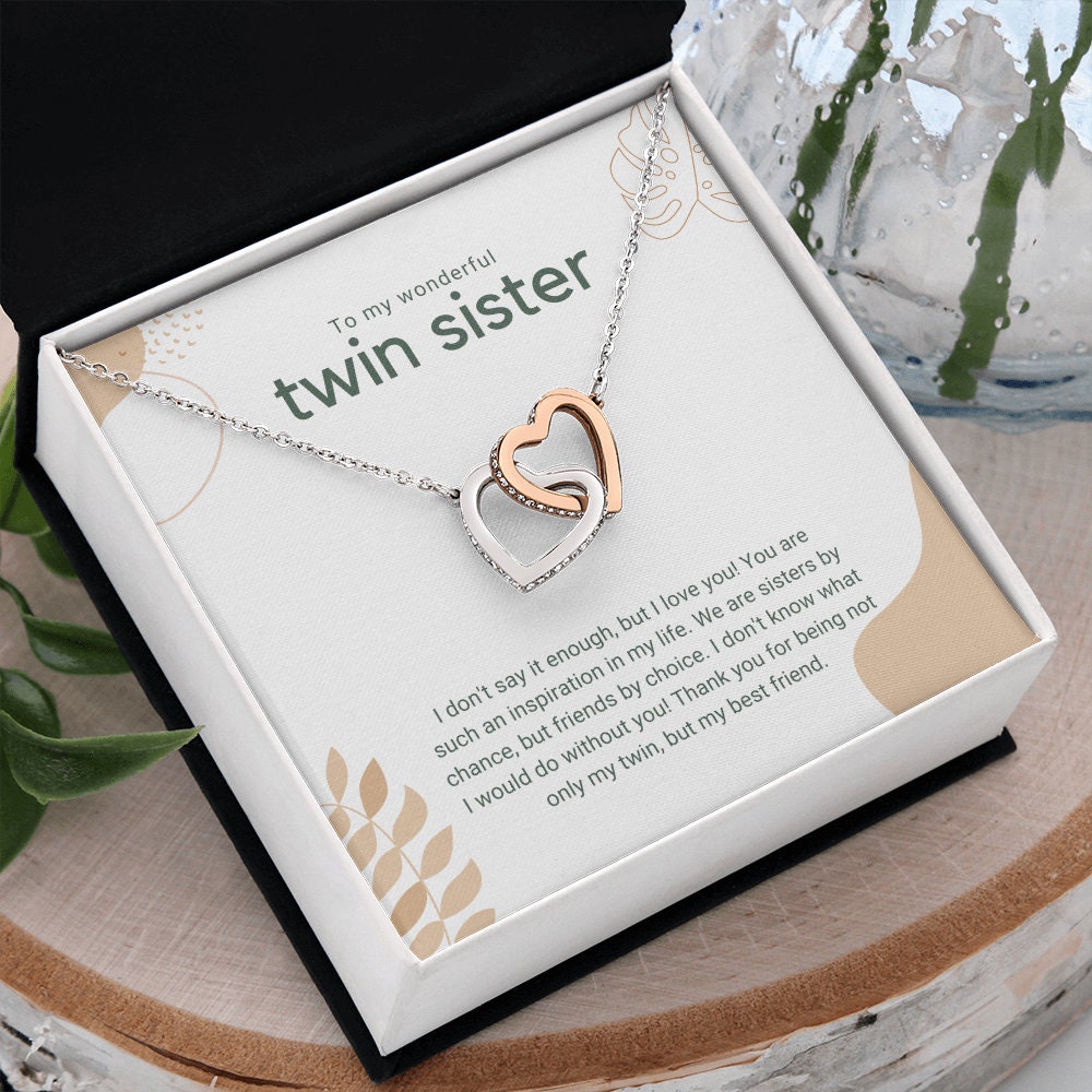 Twin sister necklaces store