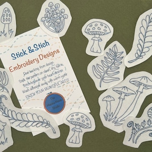 Fern and Fungi Stick and Stitch
