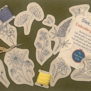 Wild Flower Stick and Stitch