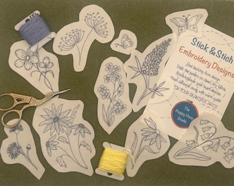 Wild Flower Stick and Stitch