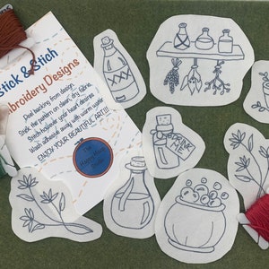Potions Stick and Stitch Embroidery Designs