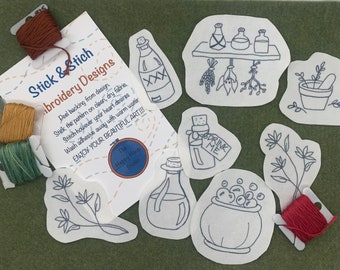Potions Stick and Stitch Embroidery Designs