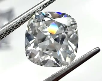 Old Mine Cut Lab Grown Diamond Antique Style IGI Certified Loose Stone