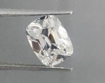 Elongated Old Mine Cut Lab Grown Diamond Antique Cushion Loose Stone for Jewelry