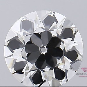 2.12 G VVS2 Old European Cut Diamond OEC- Certified Lab Grown Diamond, CVD, Loose Diamond for Engagement Ring or Jewelry, Custom Bespoke