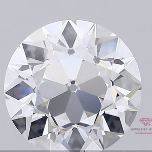 2.50 F VS1 Old European Cut Diamond OEC- Certified Lab Grown Diamond, CVD, Loose Diamond for Engagement Ring or Jewelry