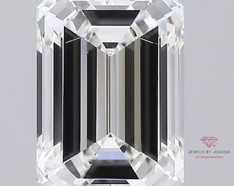 3.01ct D VS1 エメラルドカット ラボグロウンダイヤモンド：IGI認定
