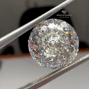 2ct Portuguese Cut Certified Lab Grown Diamond for Engagement Ring or Jewelry, Loose, Vintage, Old-World, Vintage, Antique, European Diamond, Specialty Cut Diamonds, Mosaic, Gorgeous
