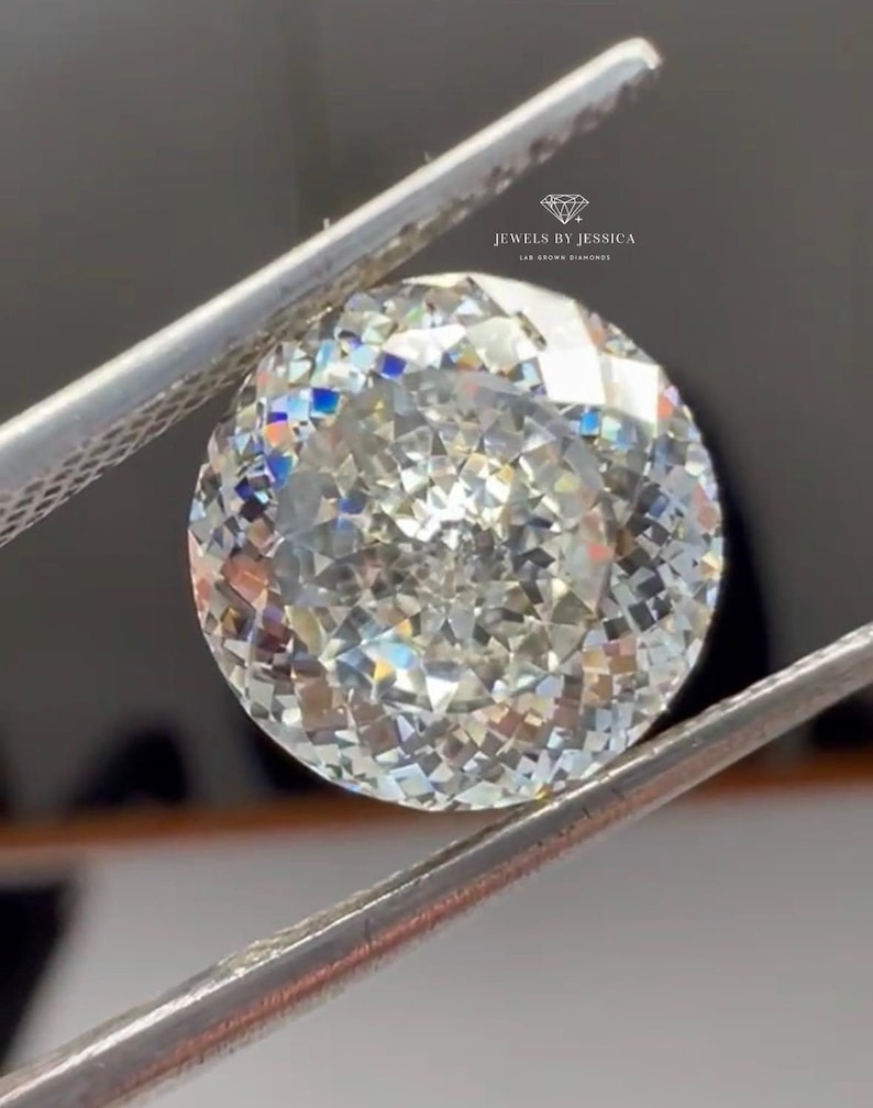 2ct Portuguese Cut Certified Lab Grown Diamond for Engagement Ring or Jewelry, Loose, Vintage, Old-World, Vintage, Antique, European Diamond, Specialty Cut Diamonds, Mosaic, Gorgeous
