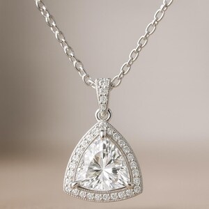 Diamante sciolto di taglio trilione, coltivato in laboratorio, da 0,50 ct a 4,50 ct, certificato IGI immagine 6