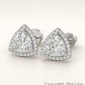 Diamante sciolto di taglio trilione, coltivato in laboratorio, da 0,50 ct a 4,50 ct, certificato IGI immagine 5