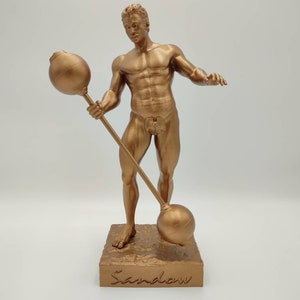 Eugen Sandow - 33/55cm figurine with stand (Mr Olympia trophy statue replica)