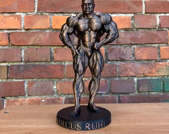 Markus Ruhl Bodybuilding Statue – Most Muscular Pose – Collectible Figure – Mr. Olympia Inspired Gym Decor