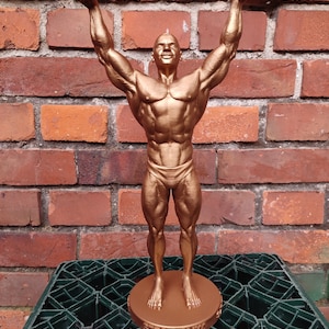 Sergio Oliva statue - Sergio Oliva figurine Mr Olympia figure with stand - 40cm height