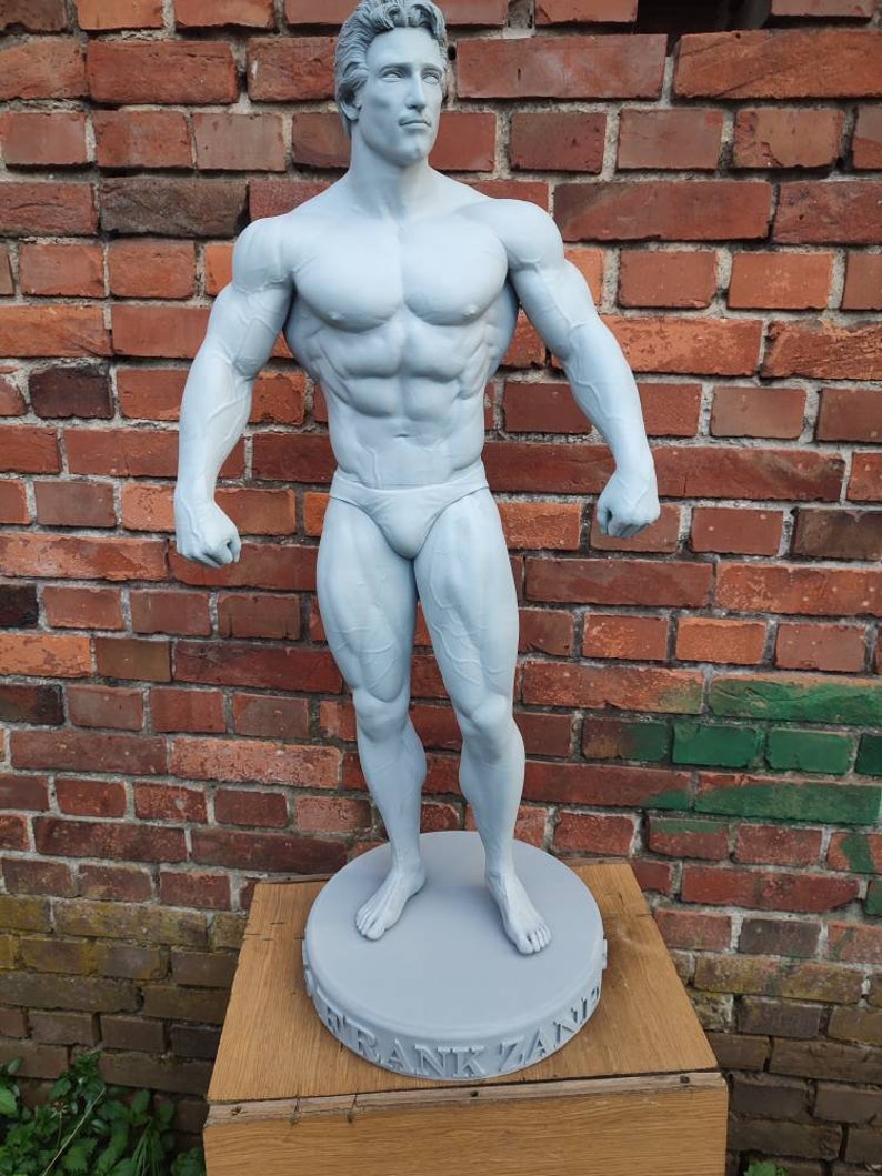 Zane Statue Frank Zane Mr Olympia 100cm Statue With Stand - Etsy