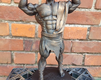Reg Park - Hercules statue bodybuilder figure gym sculpture (bronze photoshoot)
