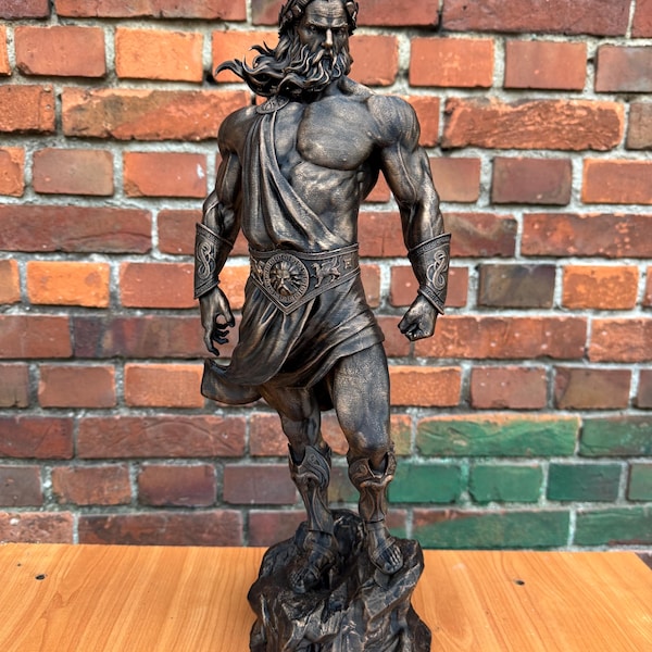 Zeus Statue for home decor - Greek God figurine 23/35/53/75/100cm