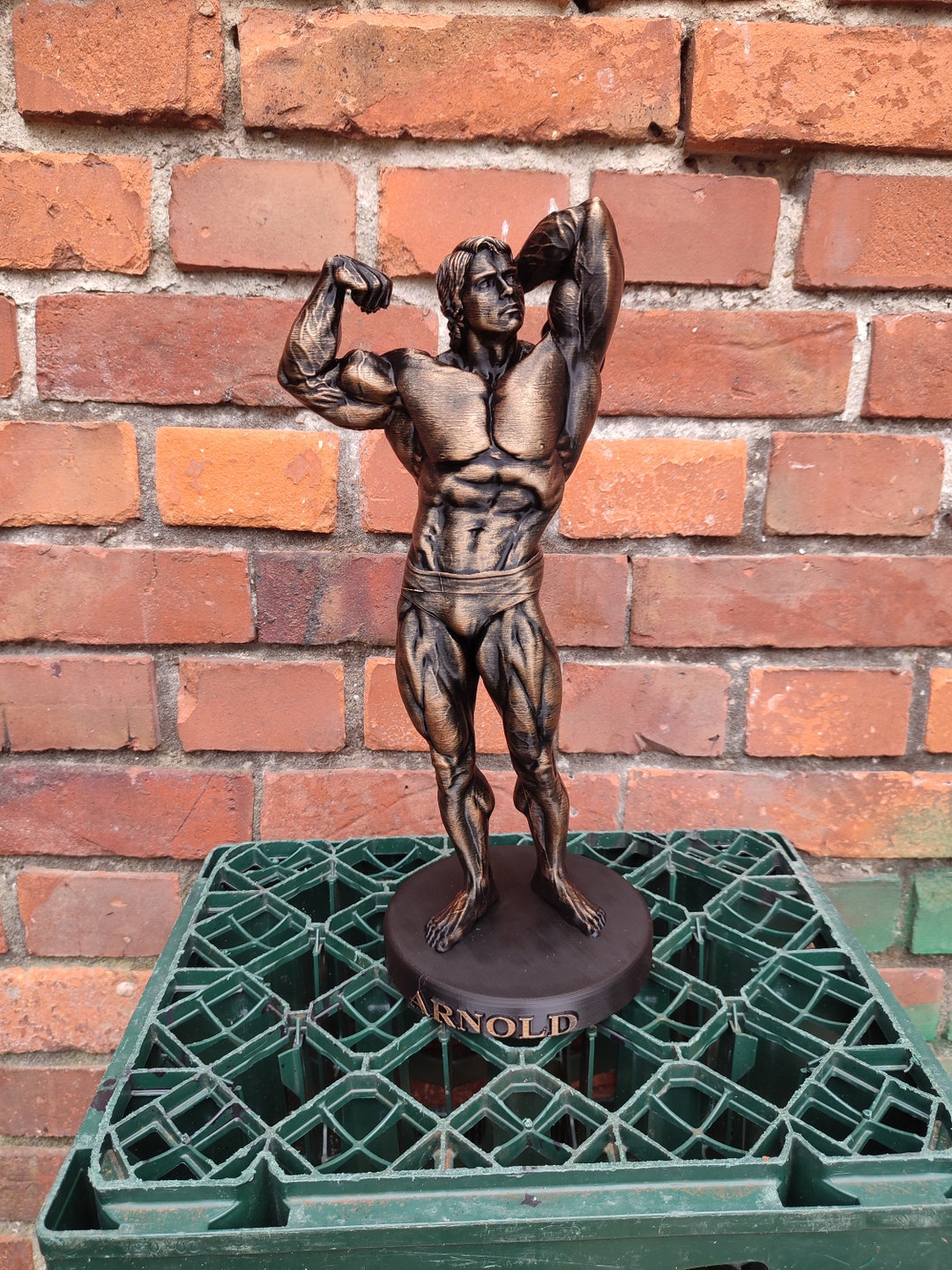 Arnold Schwarzenegger Statue With Stand 38cm Height Etsy