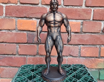 Mike Mentzer statue - Heavy Duty figurine 20/25/35.5/55/75/100cm height - Bronze (Shredded version)