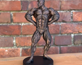 Ramon Dino Statue, Classic Physique Bodybuilder Figure, Mr Olympia statue, Fitness Gift, Muscle Sculpture, Gym Decor