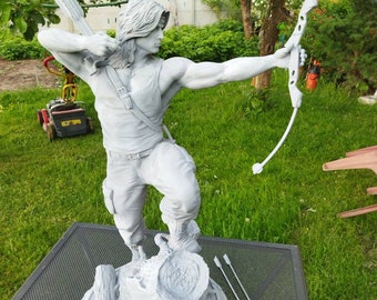 John Rambo figure in action - 100cm height