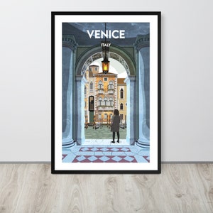 My Venice Italy Travel Poster (Arch), Venice Italy Print, Venice Italy Wall Art, Venice Italy Travel Souvenir