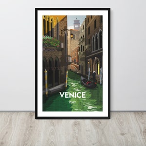 My Venice Italy Travel Poster, Venice Italy Print, Venice Italy Wall Art, Venice Italy Travel Souvenir