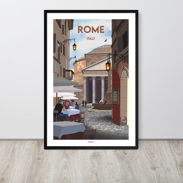 My Rome Italy Travel Poster, Rome Italy Print, Rome Italy Wall Art, Rome Italy Travel Souvenir