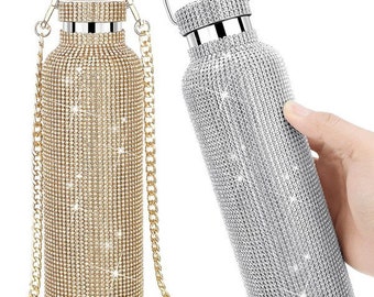 HOT Bling Rhinestone water bottle flask