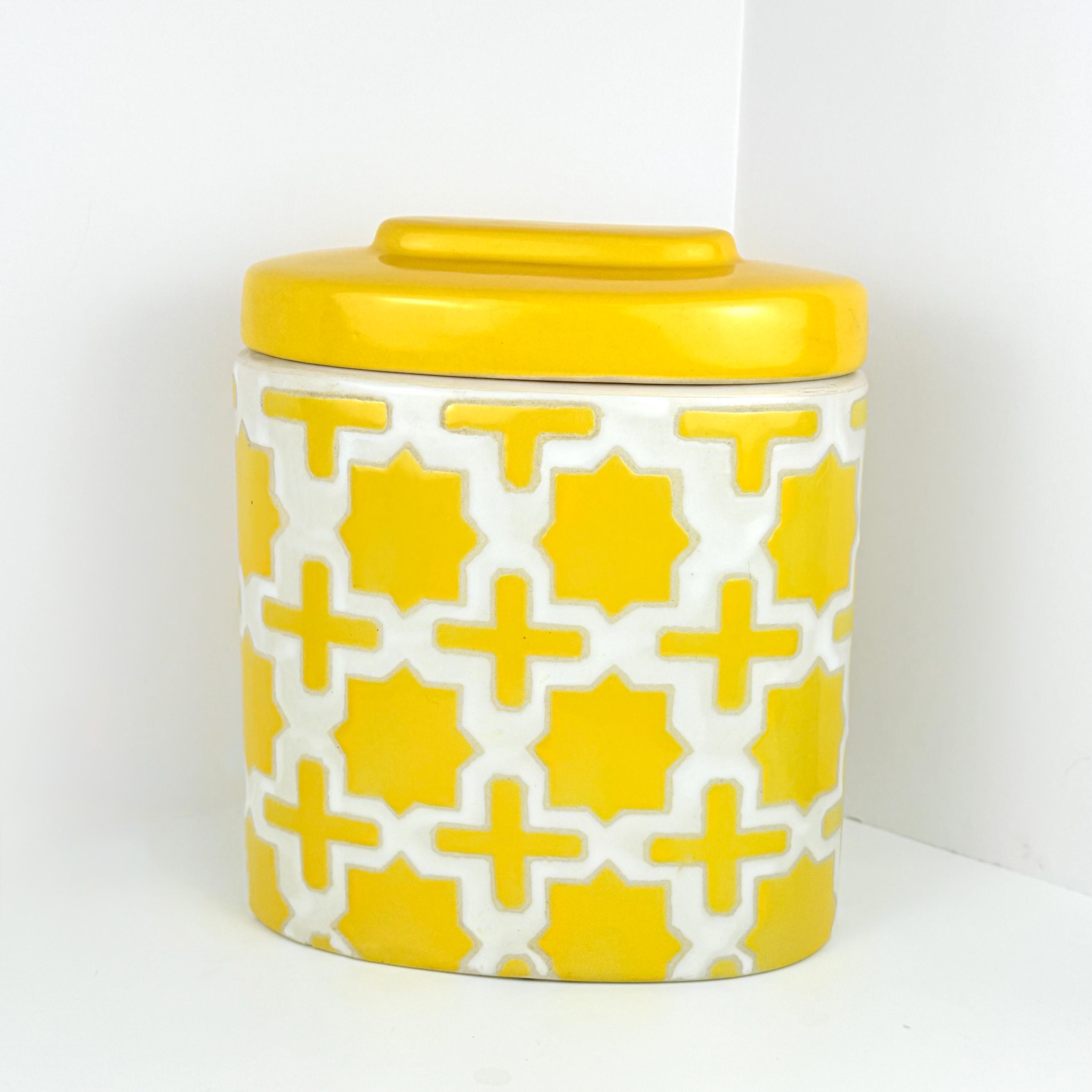 Yellow storage cannisters - Etsy 日本