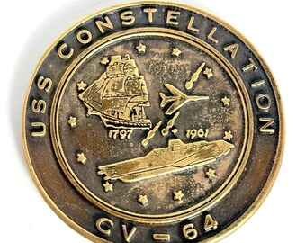 Life-like Hobby Kits 09255 U.S.S. Constellation Model Kit Sealed
