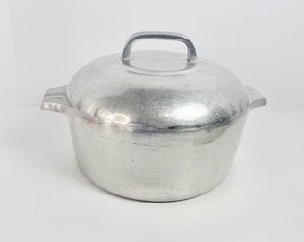 Vintage WAGNER WARE Magnalite 4248-M 5 QT Dutch Oven Stock Pot w/ Lid Aluminum