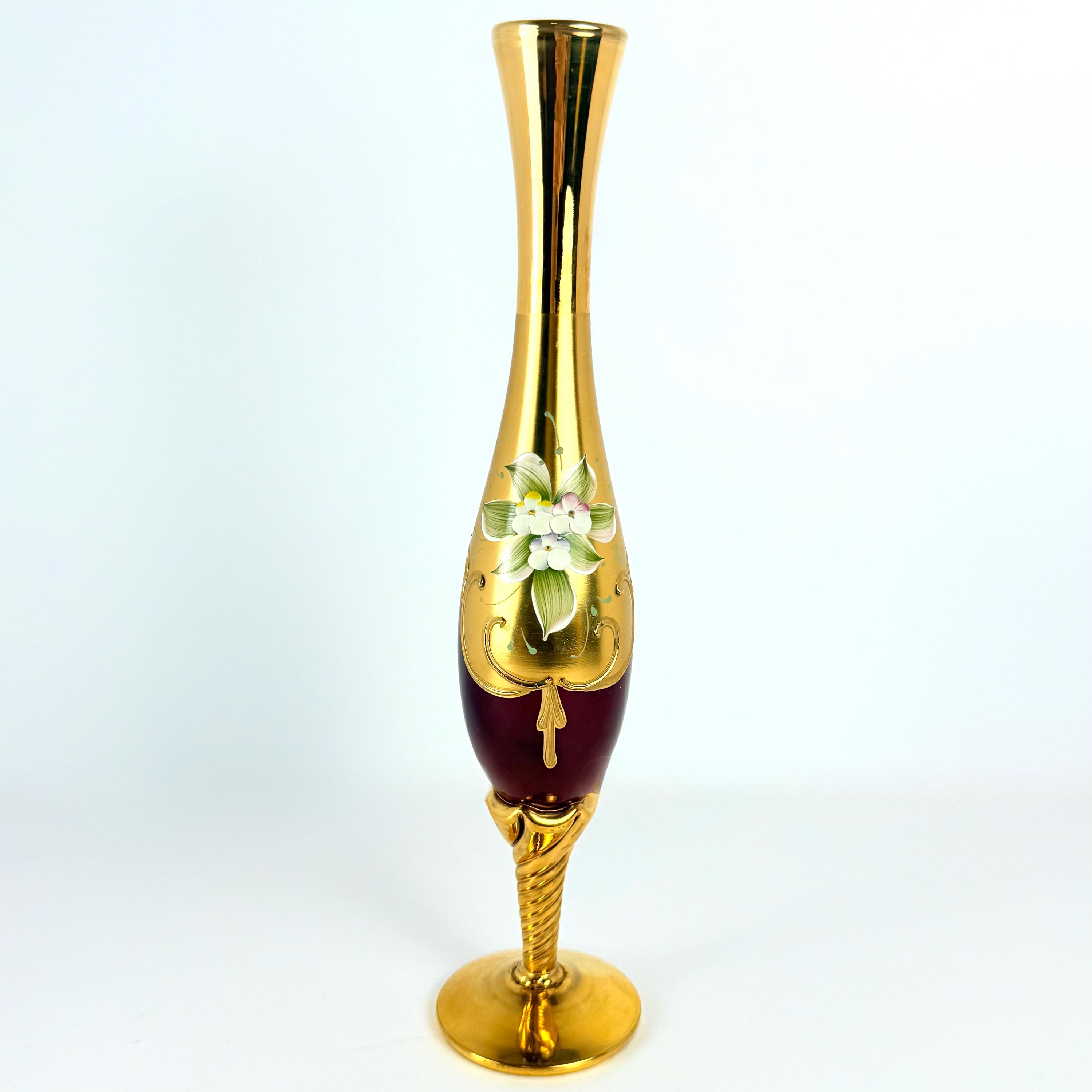 Murano vase gold - Etsy 日本